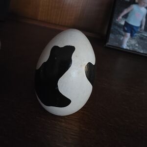 Black and White Decorative Egg